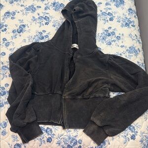 Women's Black Hooded Jacket